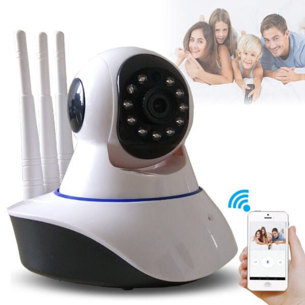 WiFi IP Security Camera – 360° PT View | Baby Monitor | V380 App