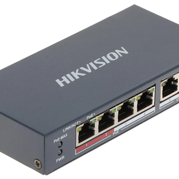4 Port Fast Ethernet Unmanaged POE Switch-DS-3E0106P-E/M