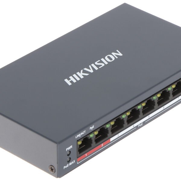 8 Port Fast Ethernet Unmanaged POE Switch-DS-3E0109P-E/M(B)